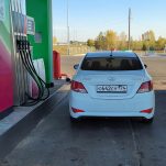 Tankstelle Auto Russland Baschkortostan