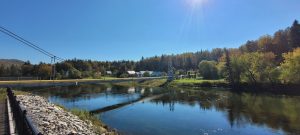 Flusslandschaft in Russland
