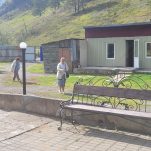 Berghütte Fisch Forellenteiche Russland